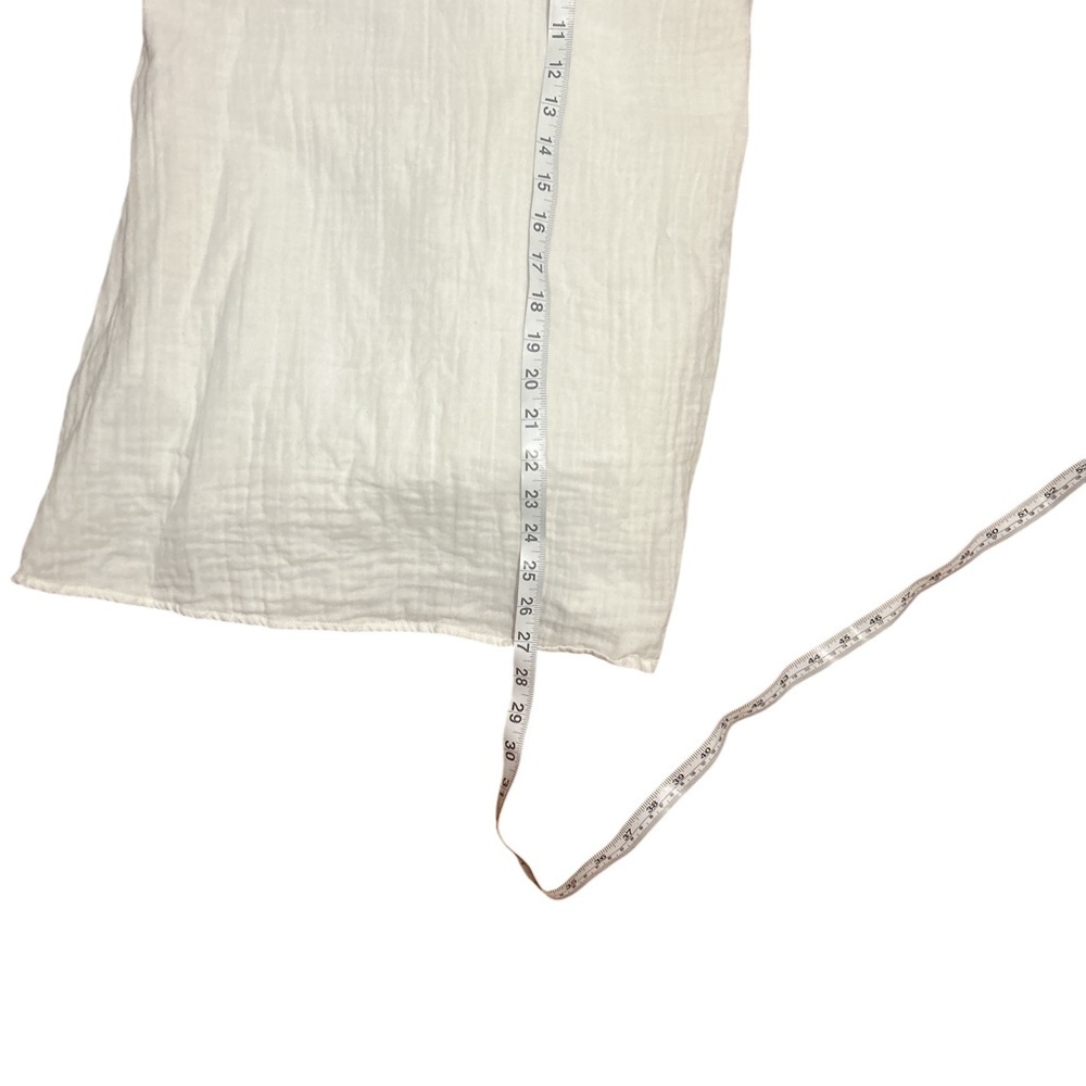 Capulet Revolve Ivory Y-Back Mini Dress Cotton Gauze Racerback XS - Picture 8 of 9